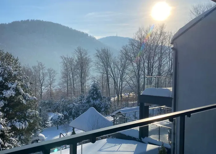 Widokowy 9 Dwupoziomowy Sauna Jacuzzi Lejlighed Szczyrk